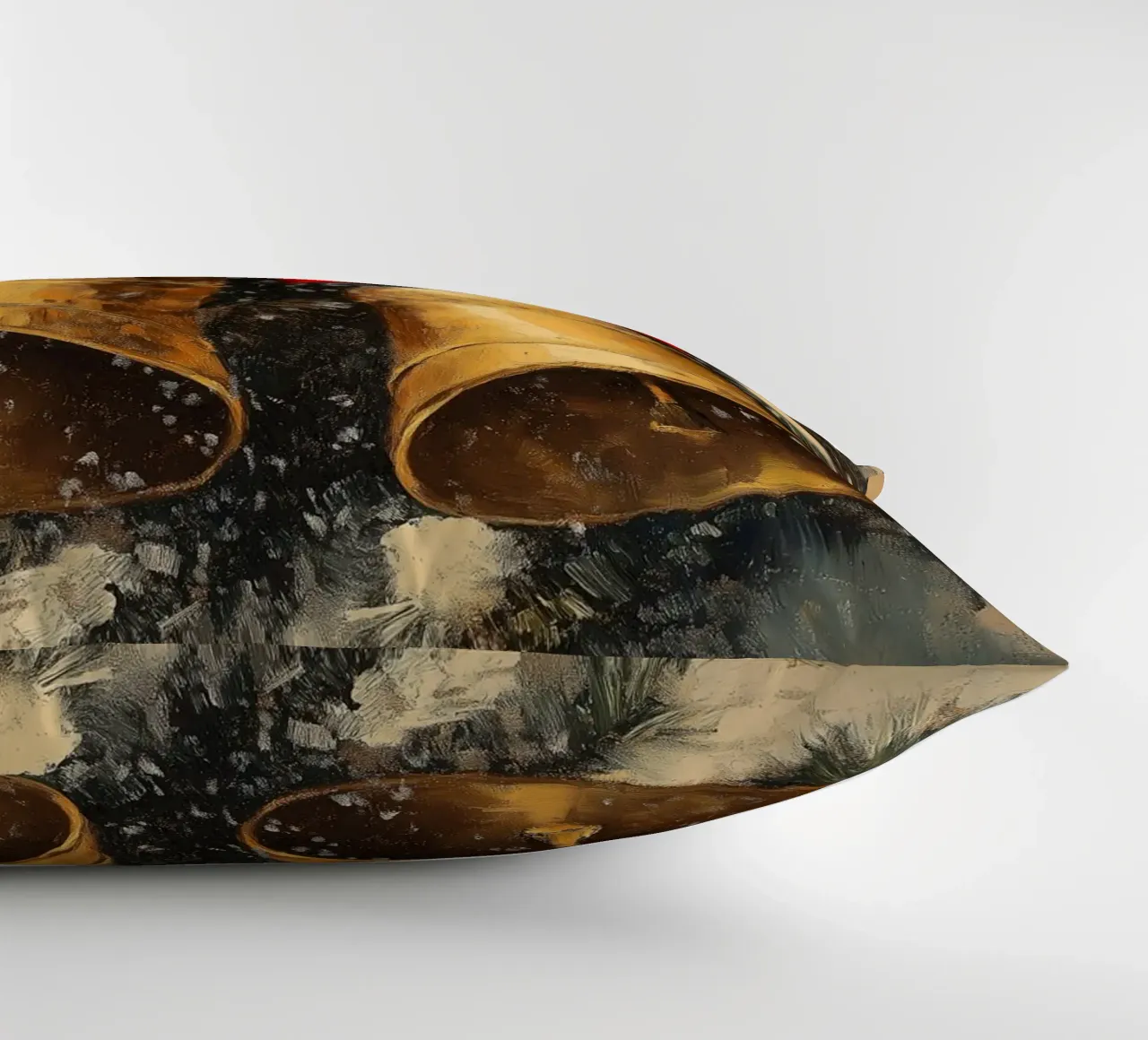 Campane di Natale in un ramo di abete cuscino da Cozy Vibes