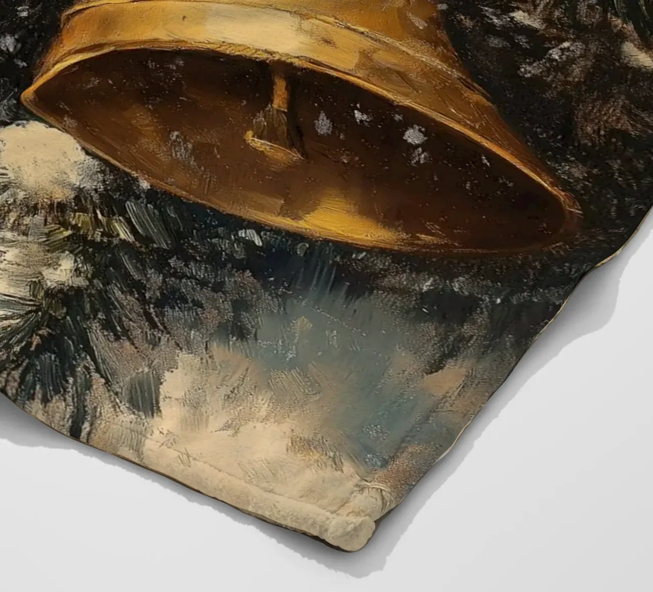 Campane di Natale in un ramo di abete coperta in pile da Cozy Vibes