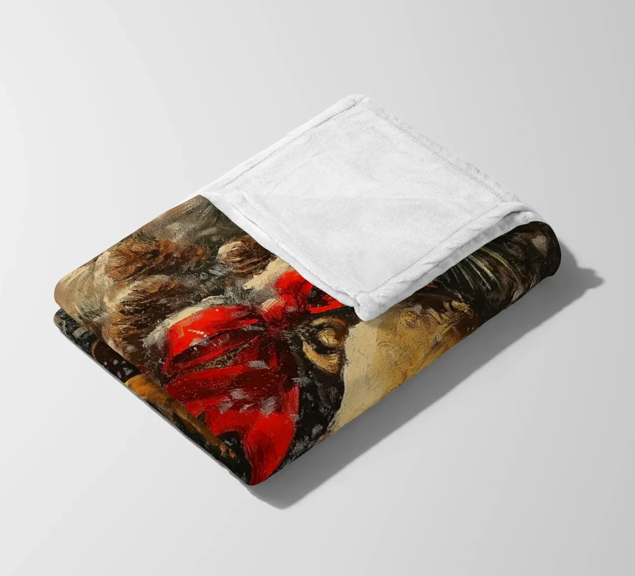 Campane di Natale in un ramo di abete coperta in pile da Cozy Vibes