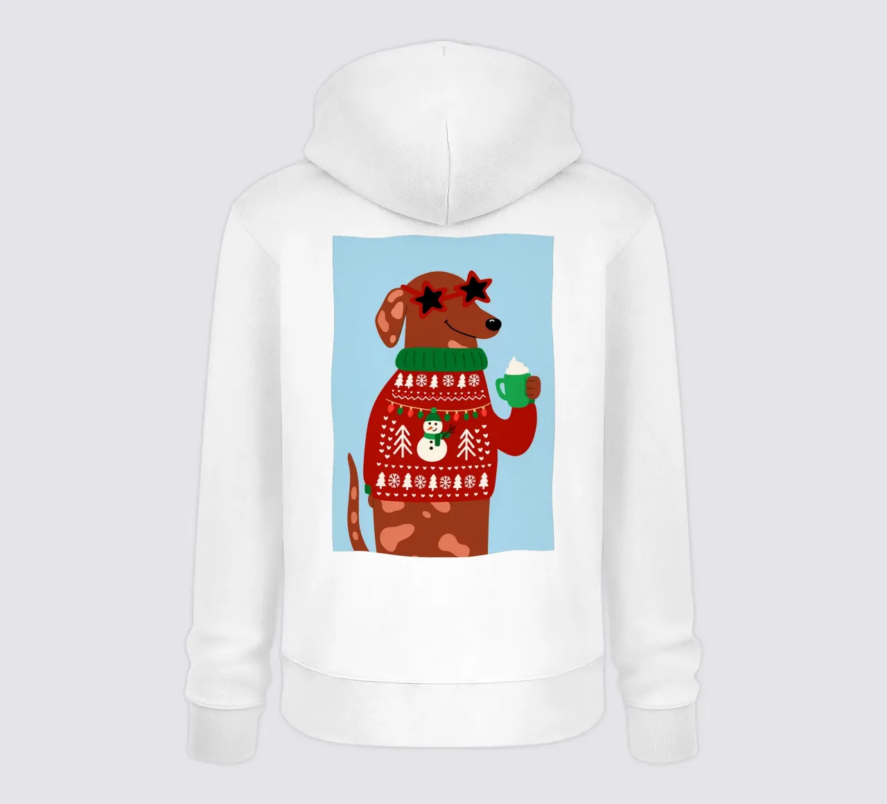 Buon Natale cane felpa con cappuccio da Avocadoz