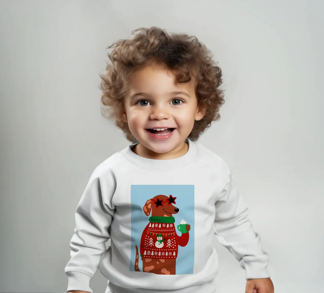 Buon Natale cane felpa neonato da Avocadoz
