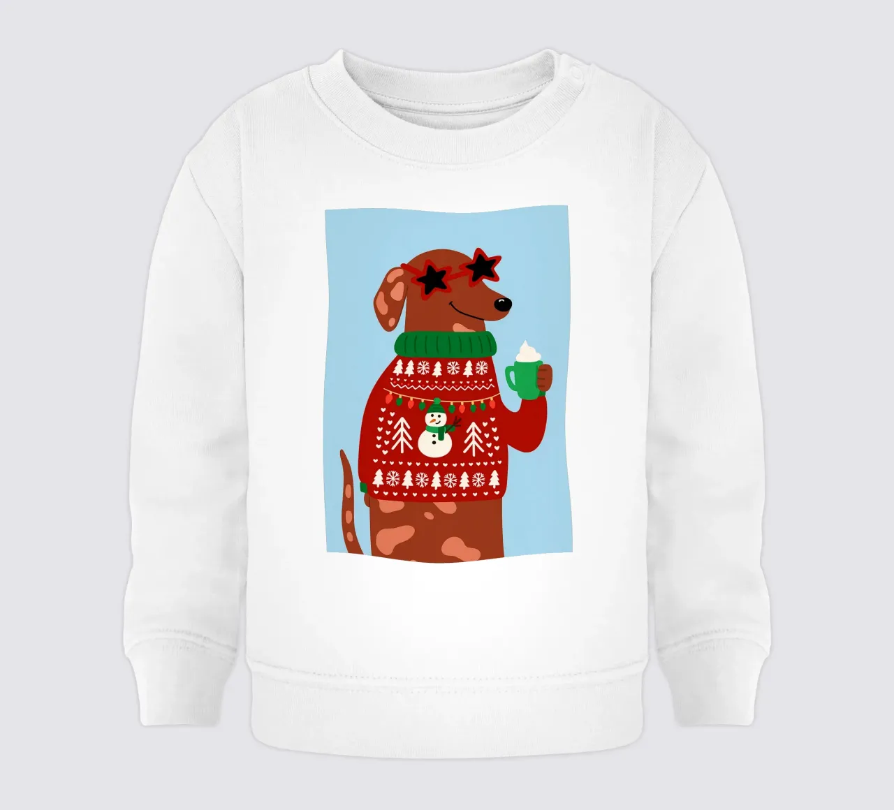 Buon Natale cane felpa neonato da Avocadoz