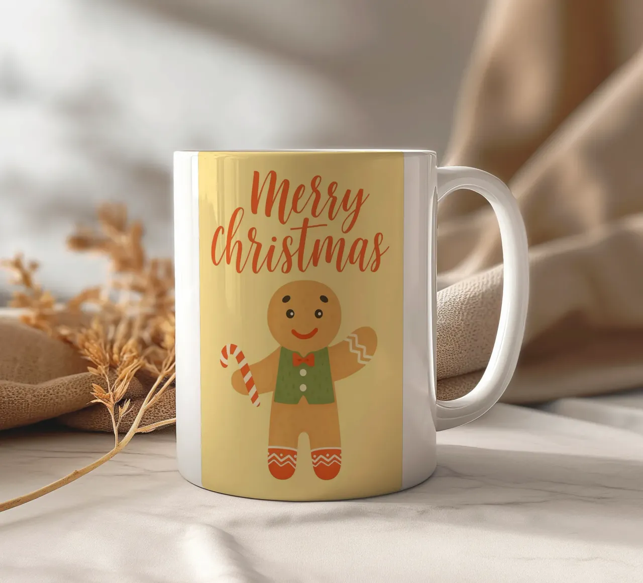 Buon Natale di pan di zenzero tazza in ceramica da Avocadoz