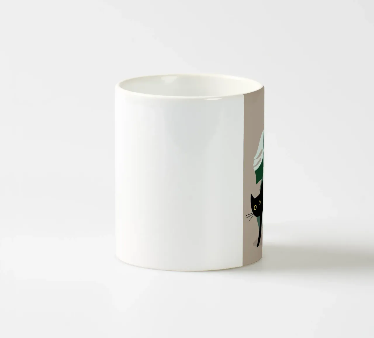 cat on the vase tazza in ceramica da scoten