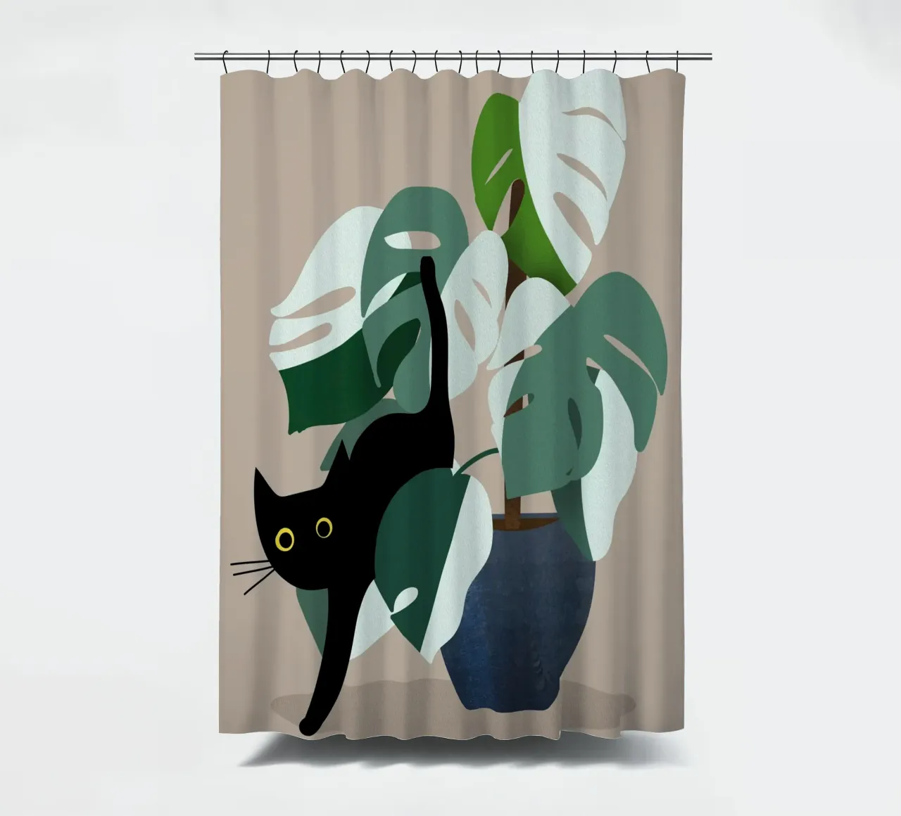 cat on the vase tenda da doccia da scoten