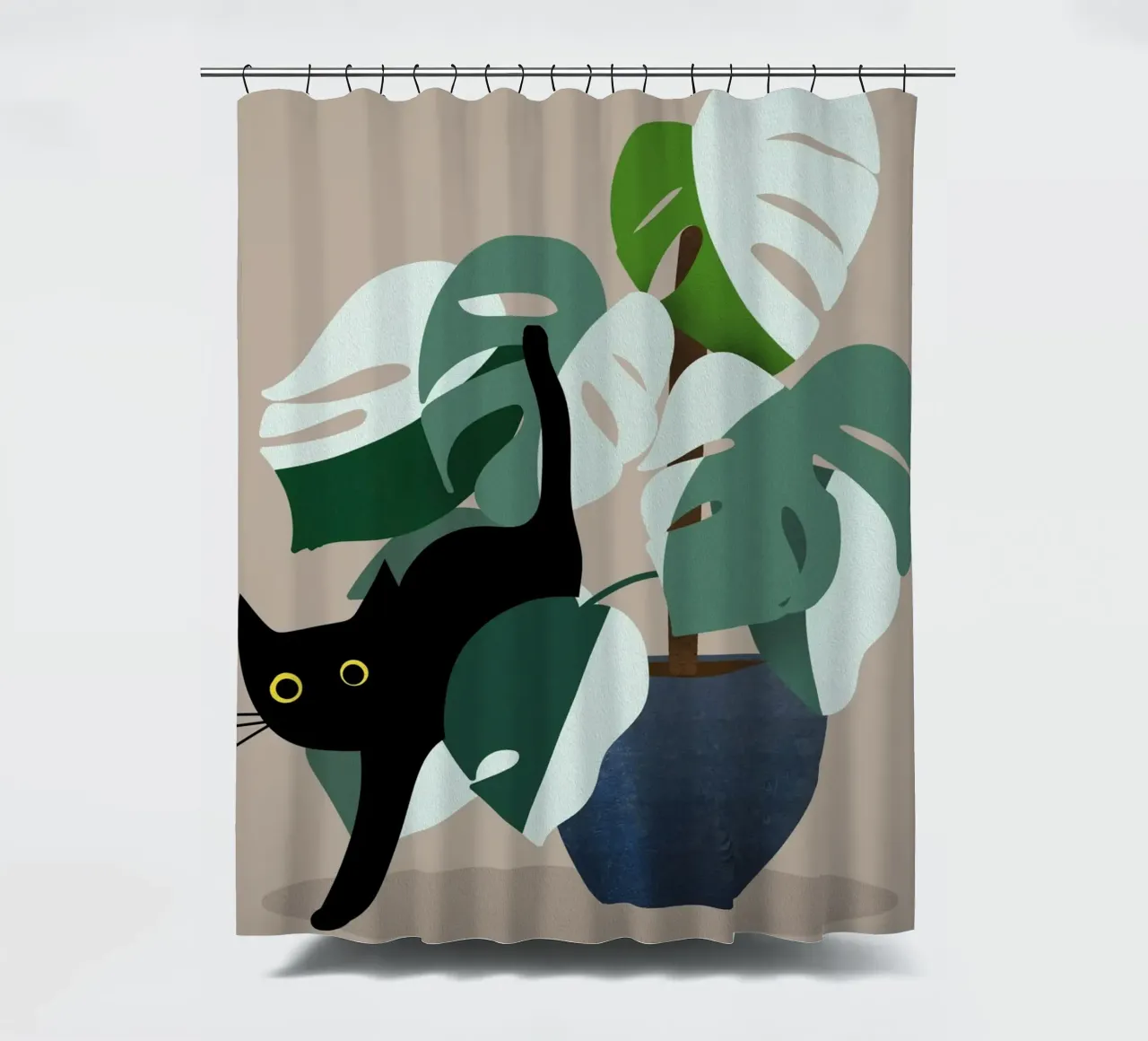 cat on the vase tenda da doccia da scoten