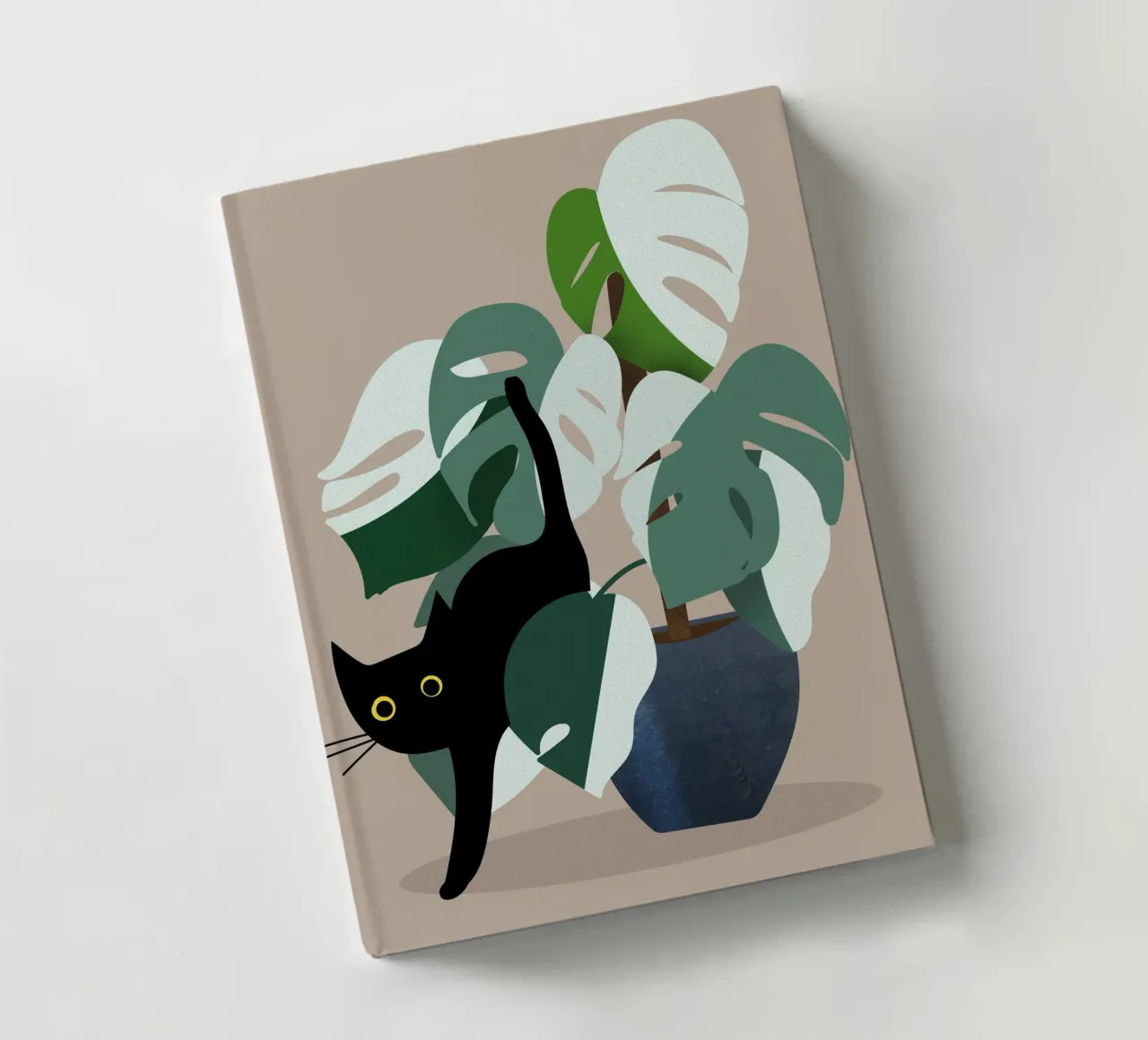 cat on the vase notebook by scoten