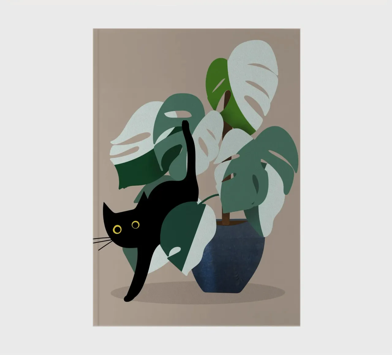 cat on the vase notebook by scoten