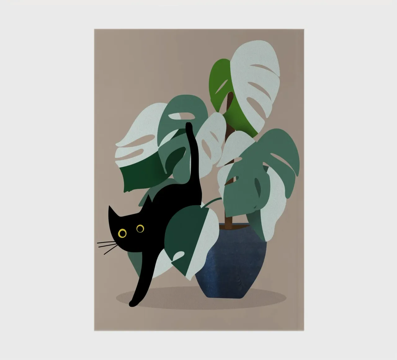 cat on the vase notebook by scoten