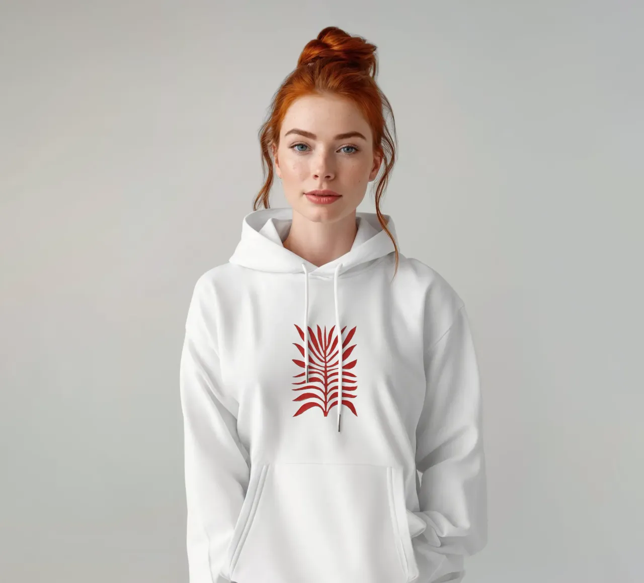 Alisa Galitsyna - Red Branch felpa con cappuccio da The Artcircle