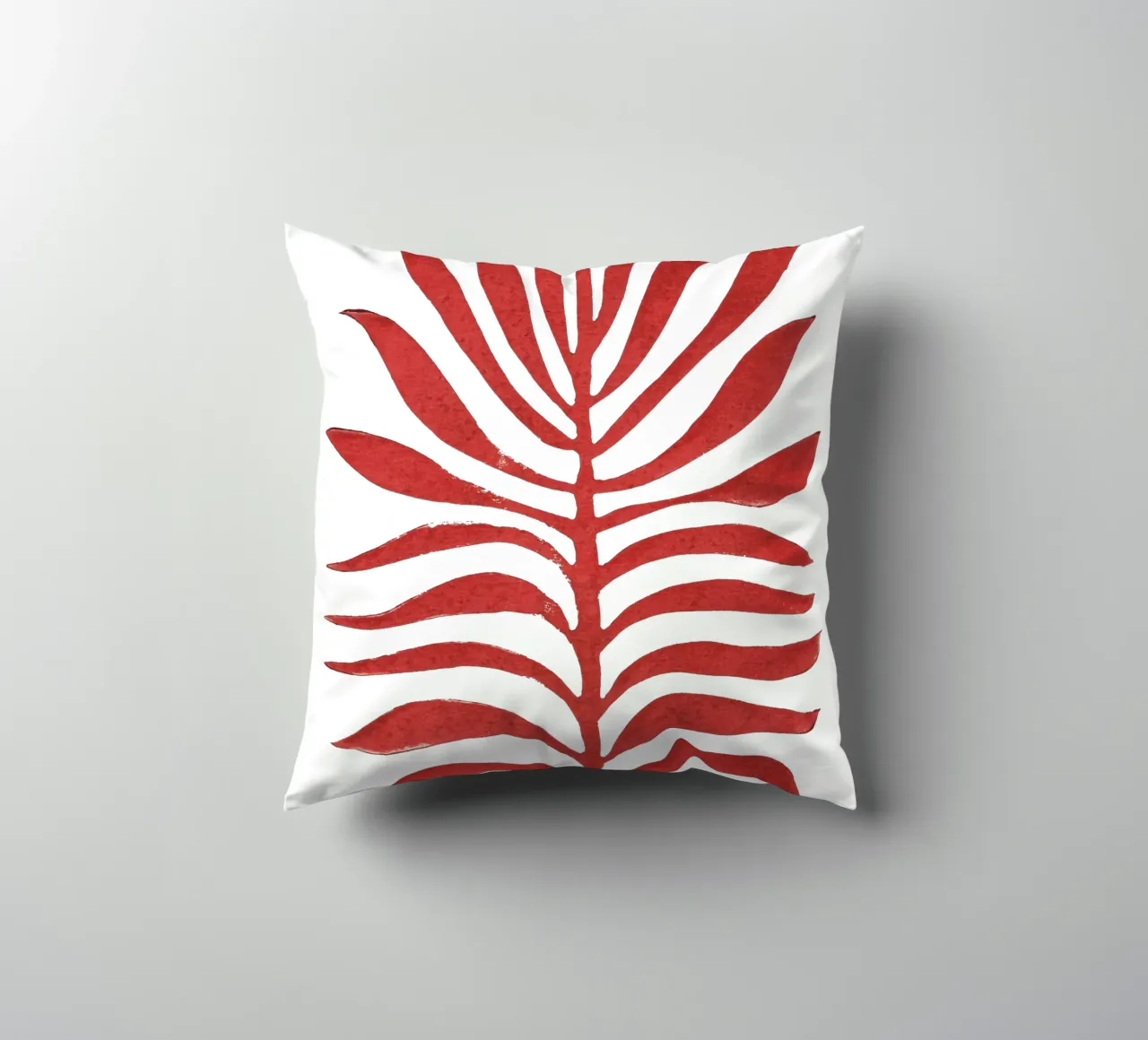 Alisa Galitsyna - Red Branch cuscino da The Artcircle