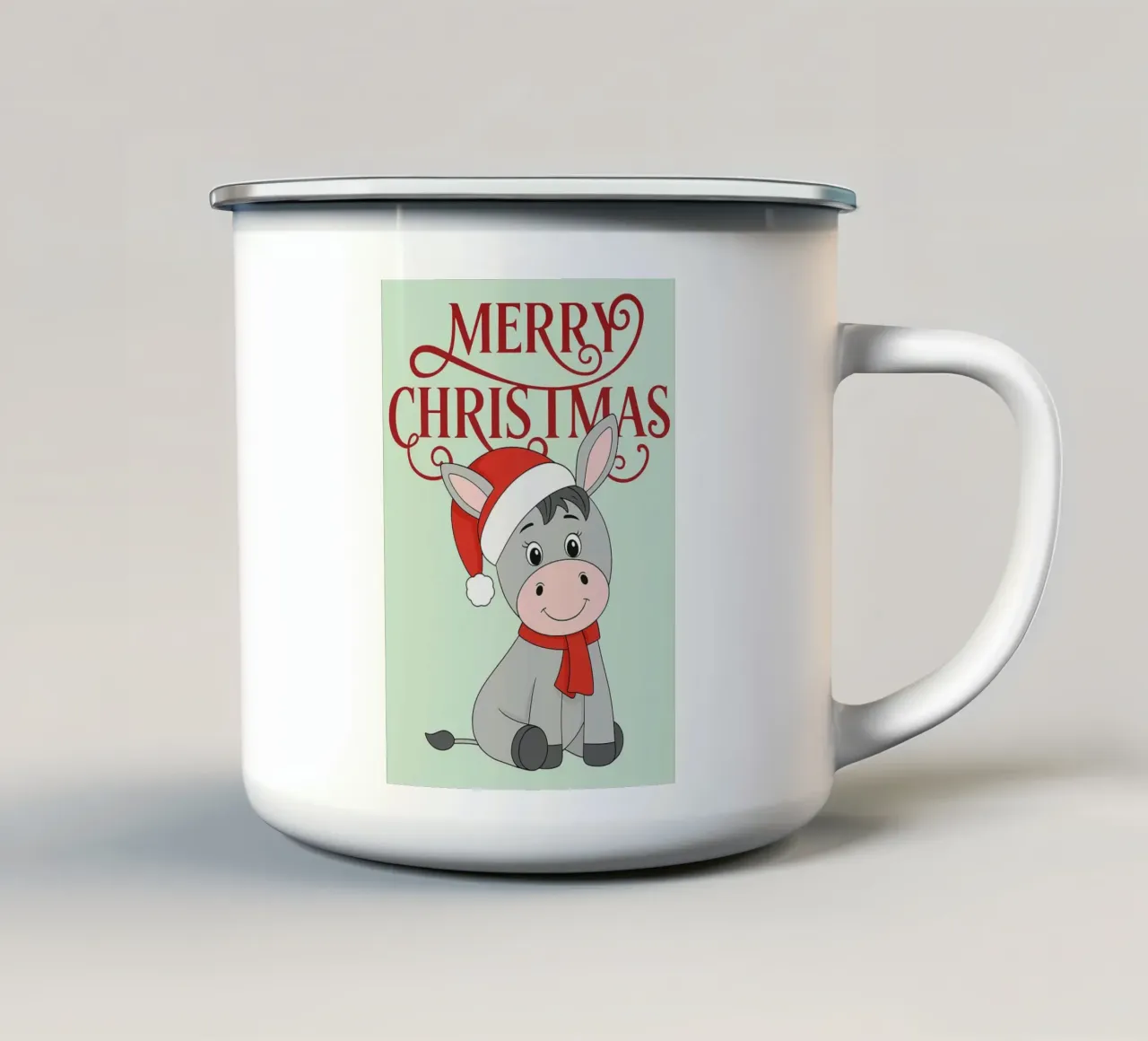 renne di Natale tazza in smalto da Avocadoz