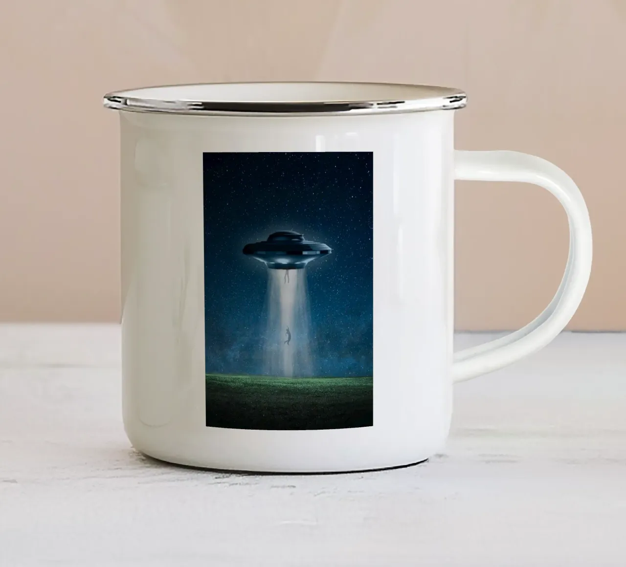 fly on ship tazza in smalto da scoten