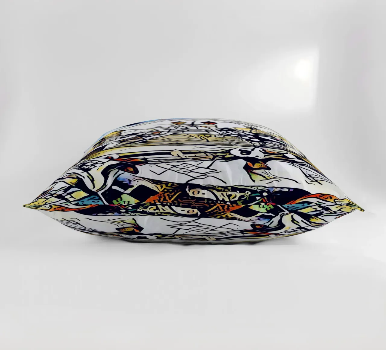 Kandinsky meets Rome #2 decorative cushion by ZAMART