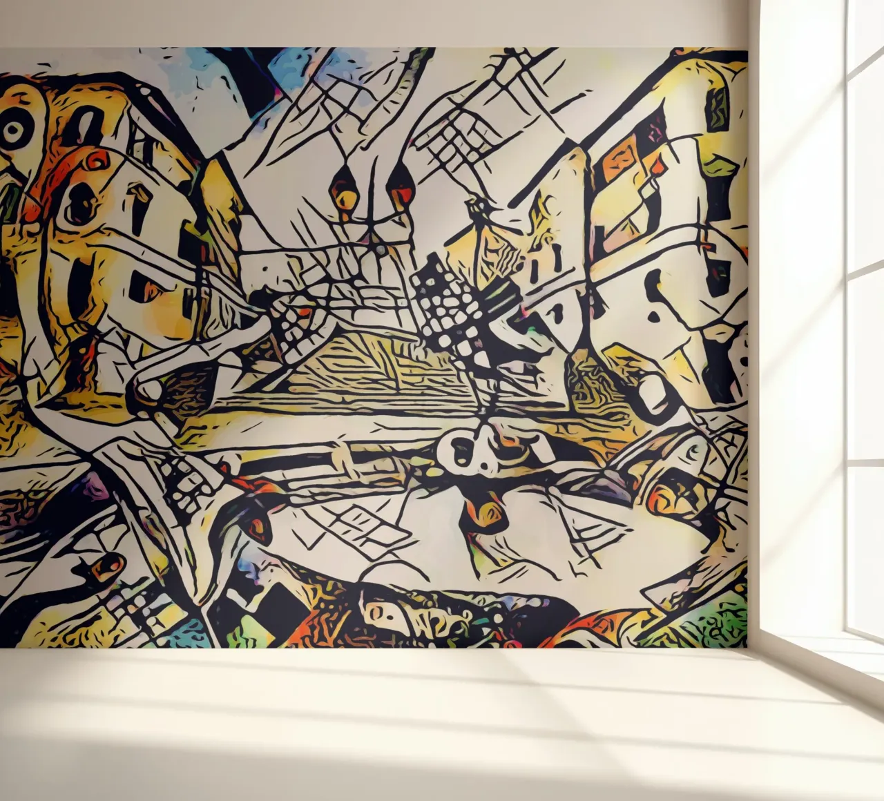 Kandinsky meets Rome #2 photo wallpaper by ZAMART