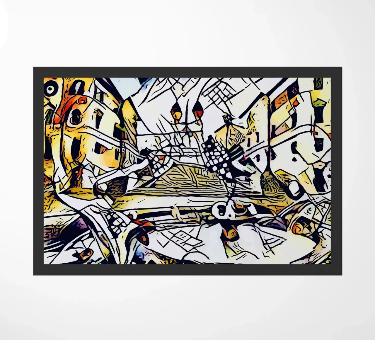 Kandinsky incontra Roma #2 zerbino da ZAMART