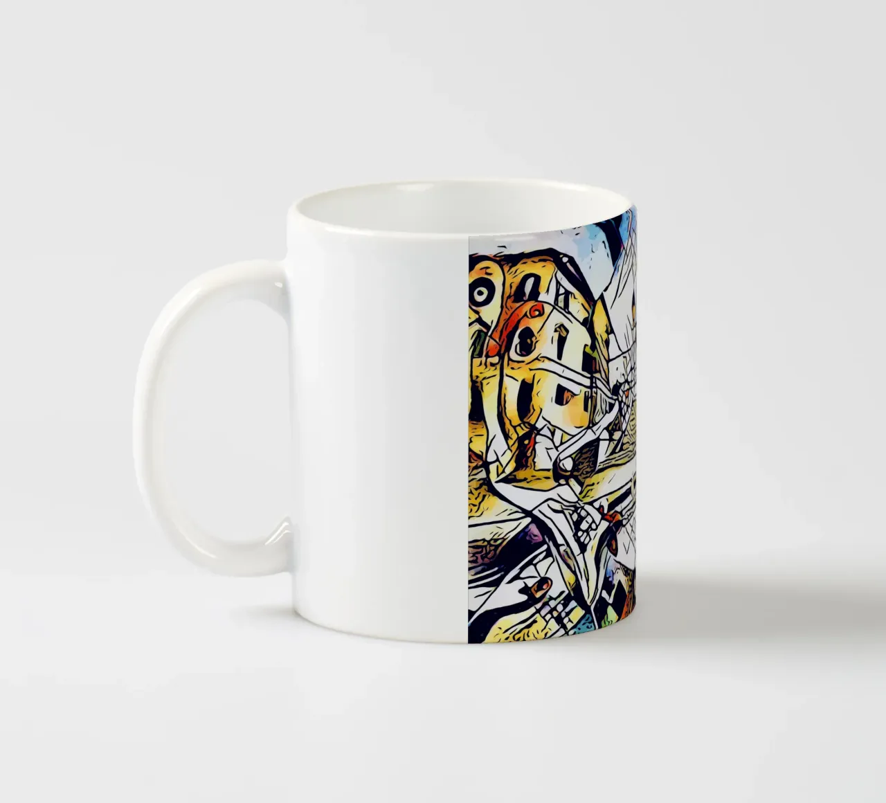 Kandinsky incontra Roma #2 tazza in ceramica da ZAMART