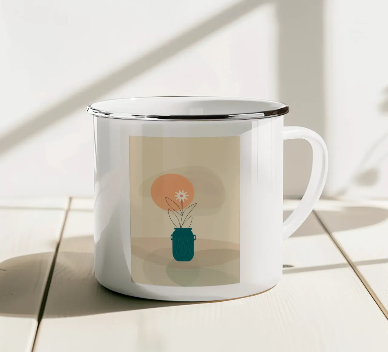 vase shade minimal tazza in smalto da scoten