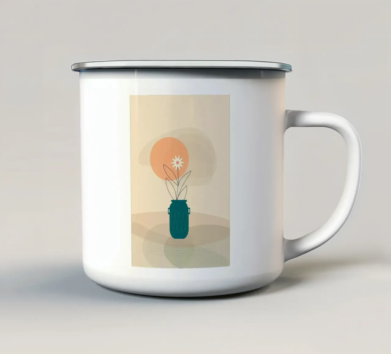 vase shade minimal tazza in smalto da scoten