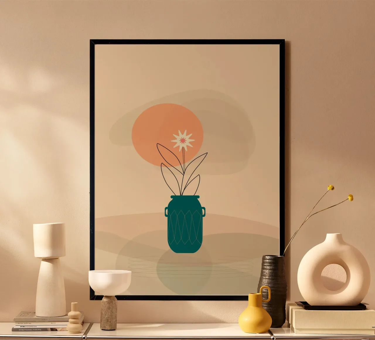 vase shade minimal poster da scoten