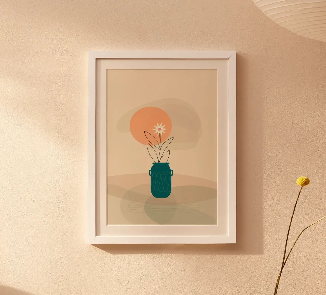 vase shade minimal poster da scoten