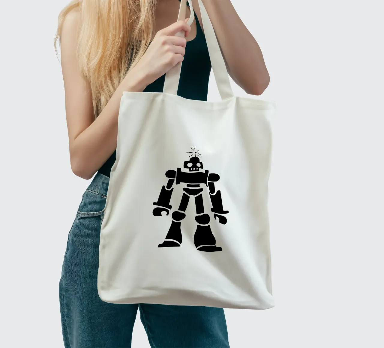 Robotron borsa in juta da TeeLab