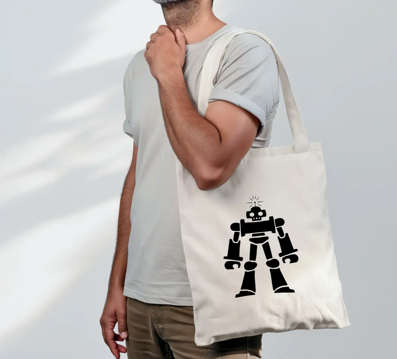 Robotron borsa in juta da TeeLab
