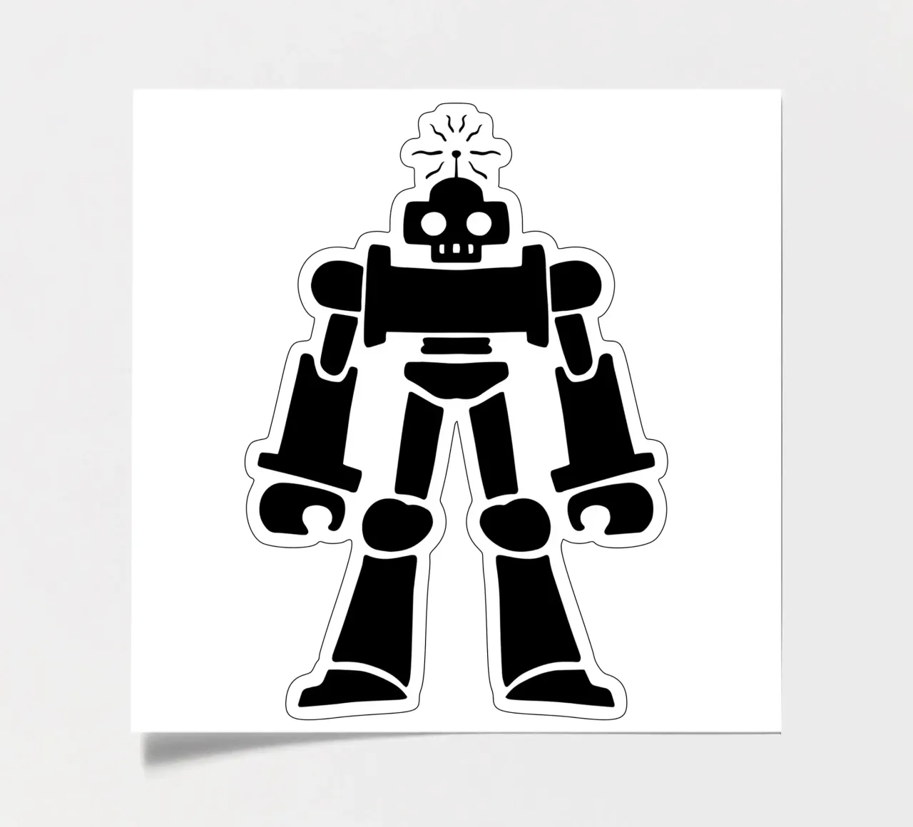 Robotron foglio adesivo da TeeLab