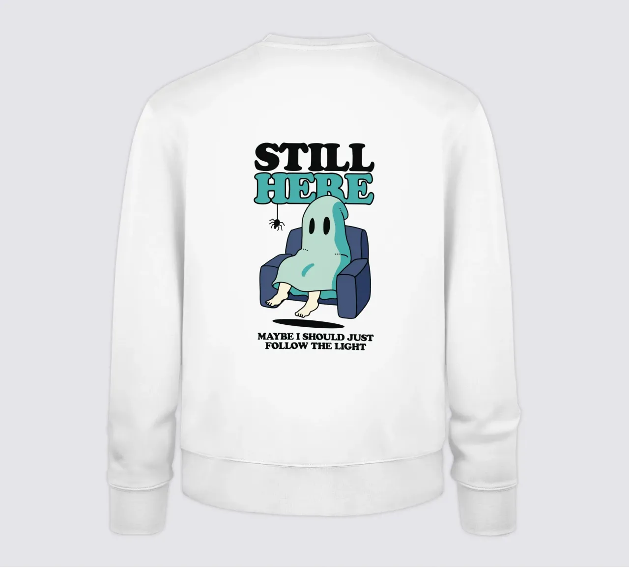 Un fantasma sul divano felpa da TeeLab