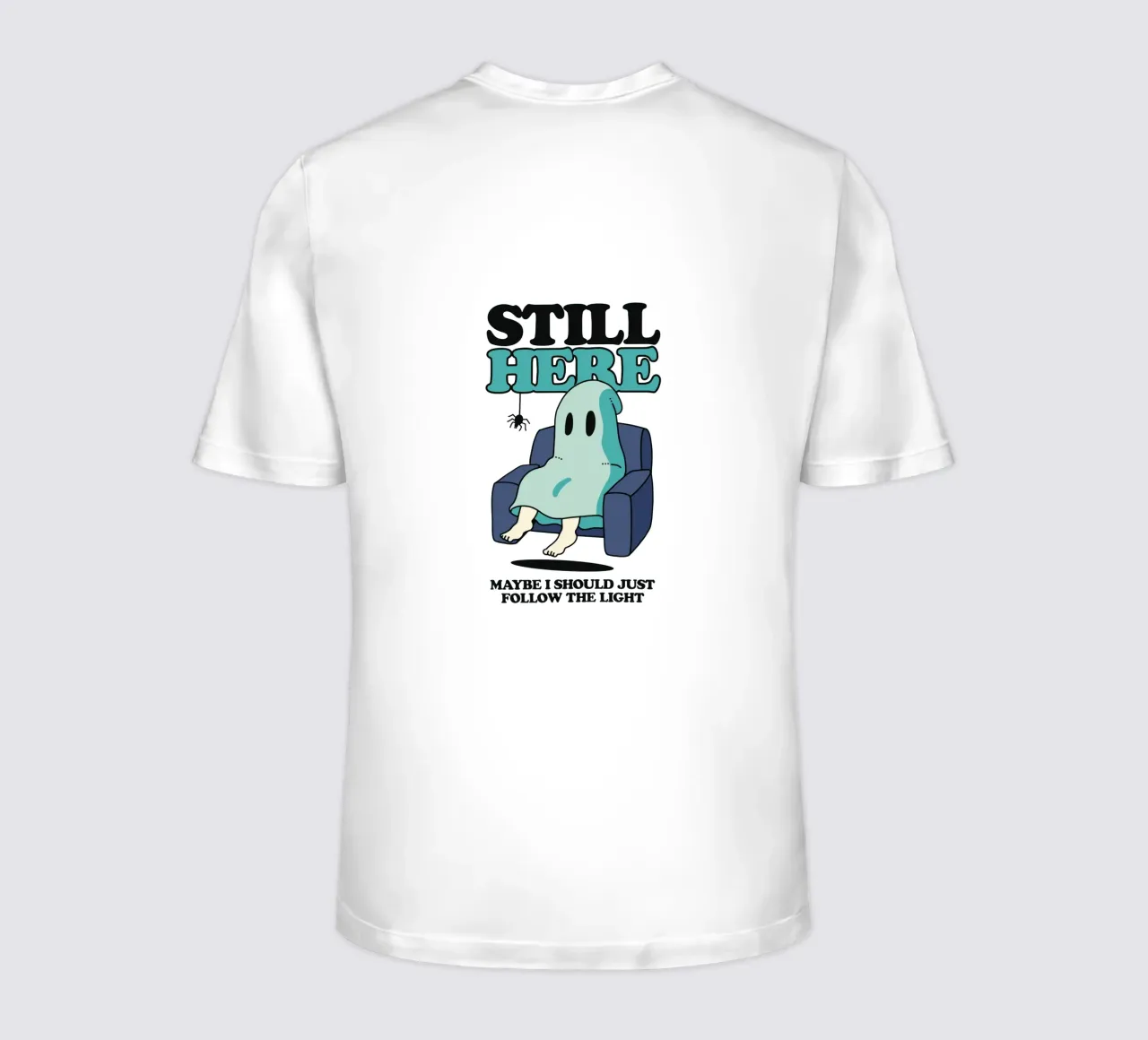 Un fantasma sul divano t-shirt da TeeLab