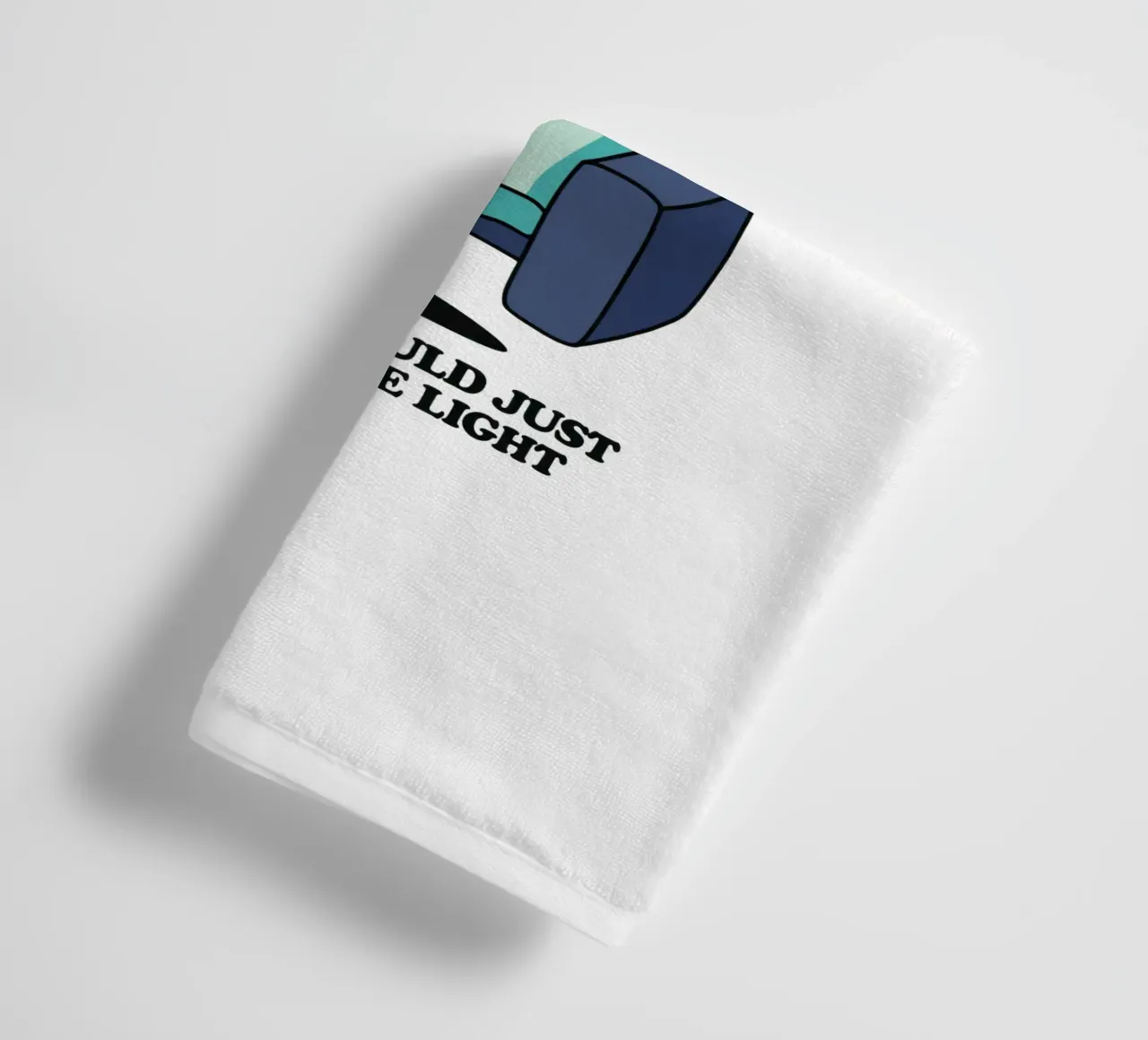 A ghost on the sofa towel by TeeLab