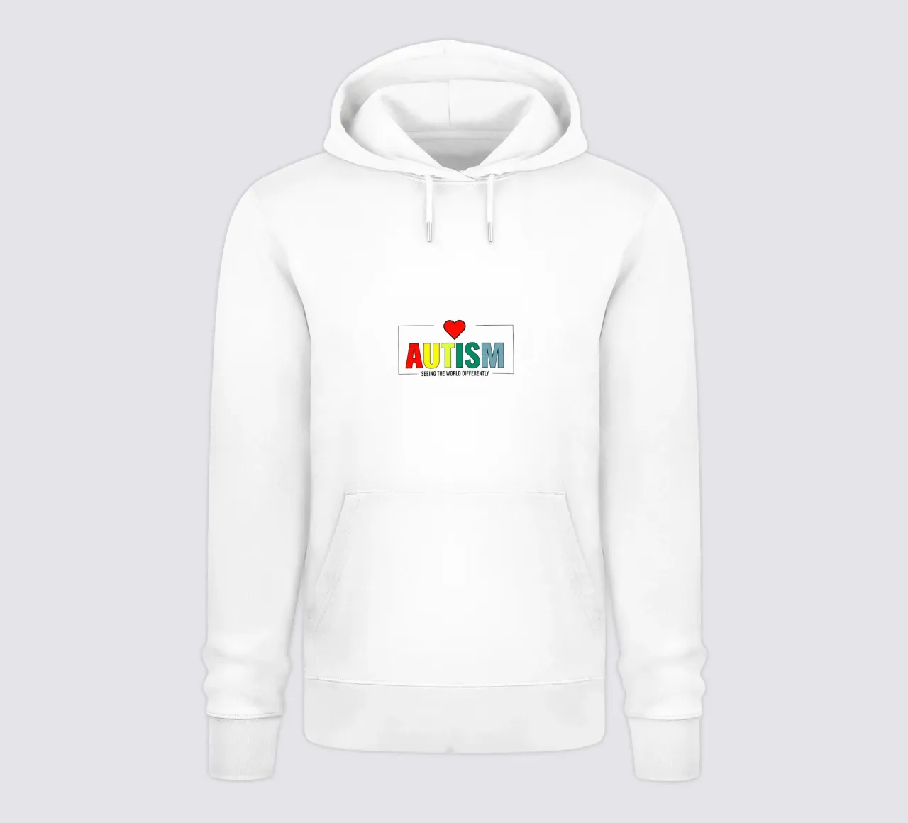 L'autismo non è diverso felpa con cappuccio da TeeLab