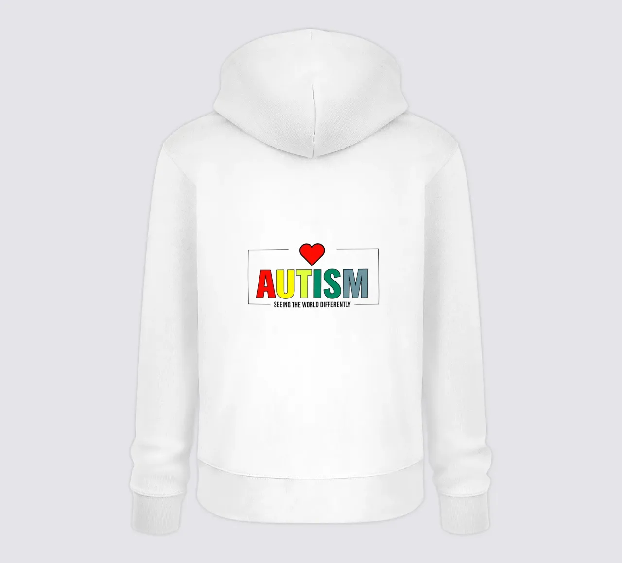 L'autismo non è diverso felpa con cappuccio da TeeLab