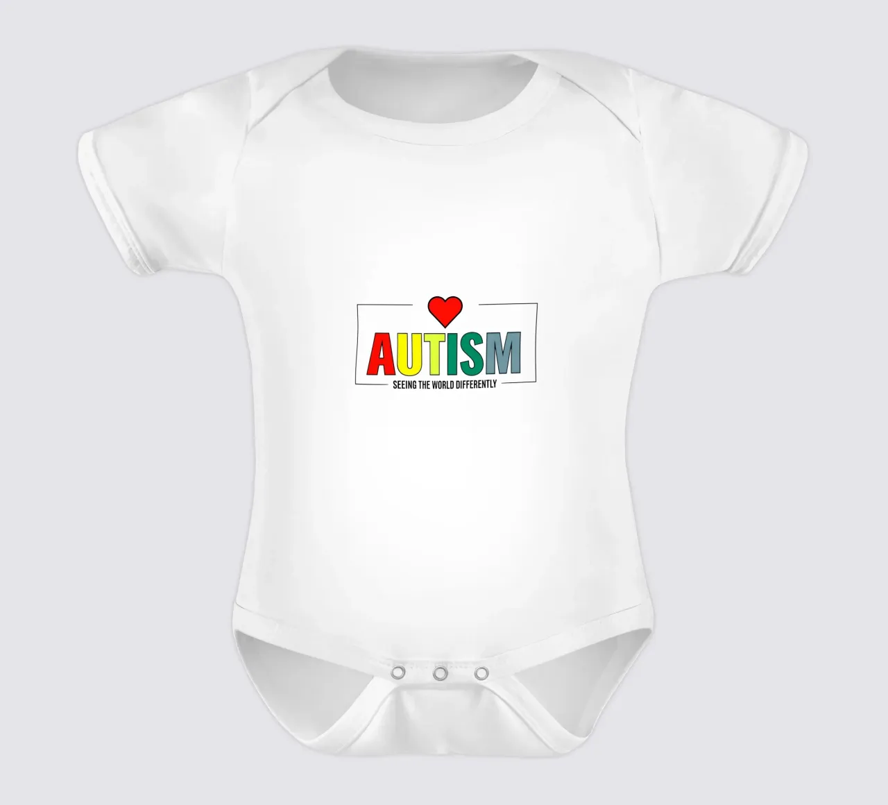 L'autismo non è diverso body neonato maniche corte da TeeLab