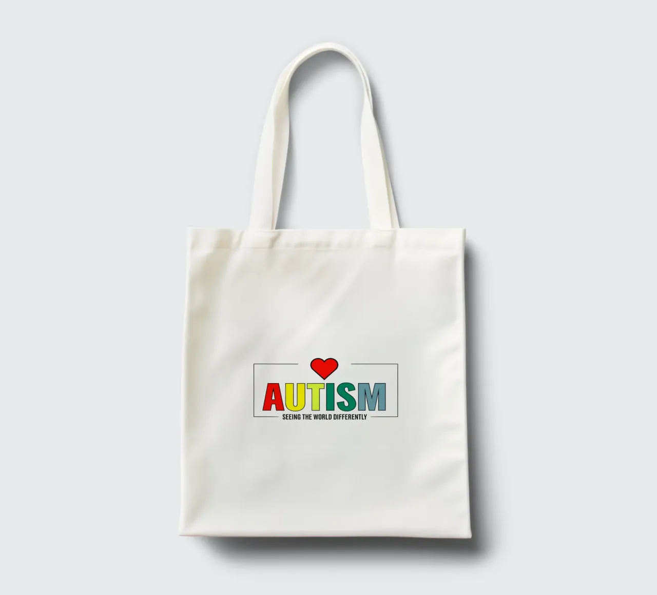 L'autismo non è diverso borsa in juta da TeeLab