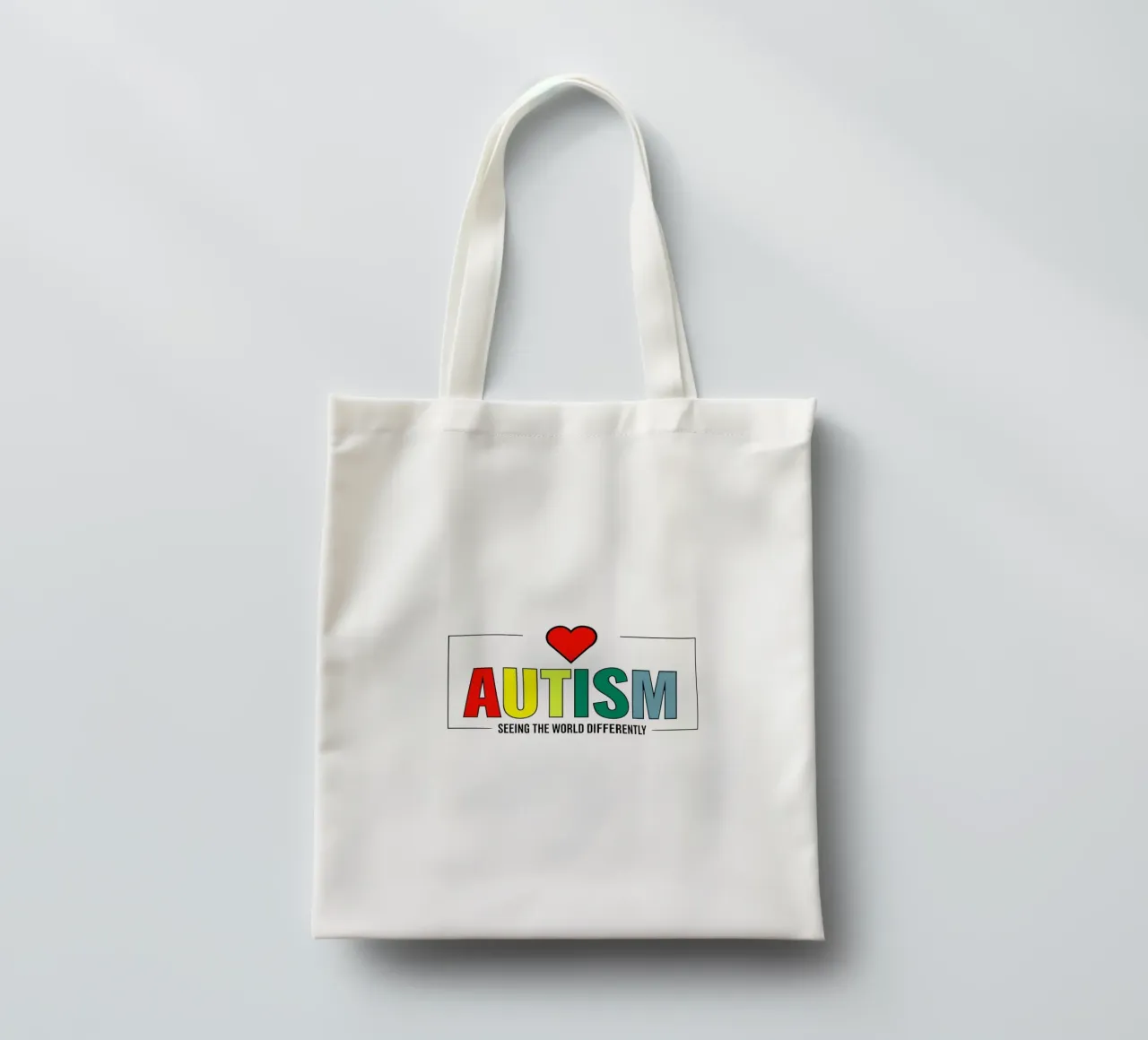 L'autismo non è diverso borsa in juta da TeeLab
