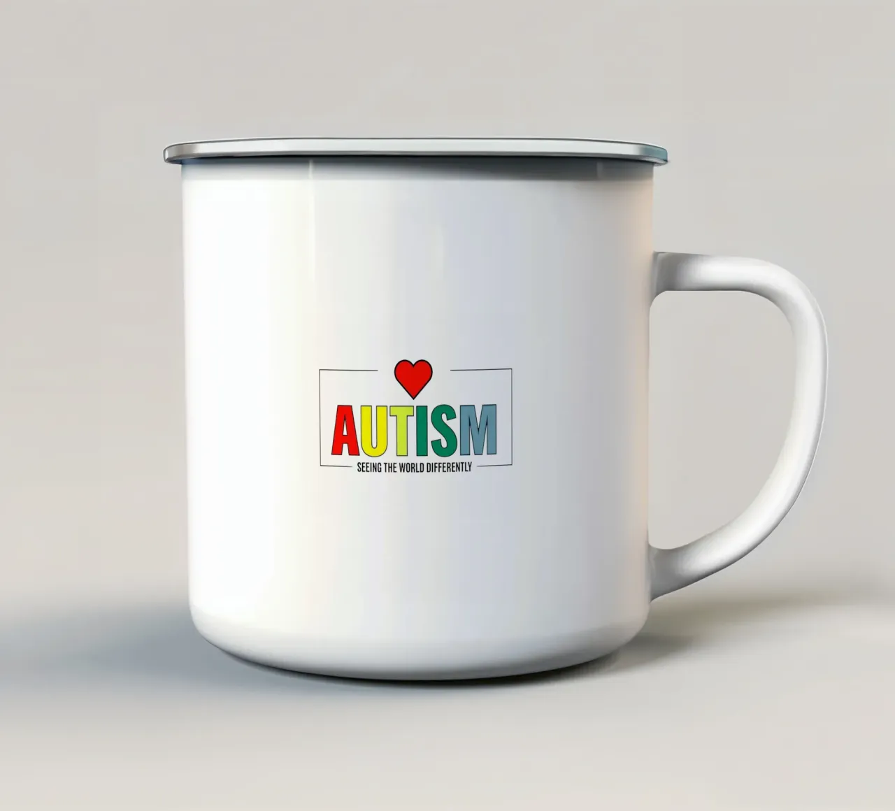 L'autismo non è diverso tazza in smalto da TeeLab