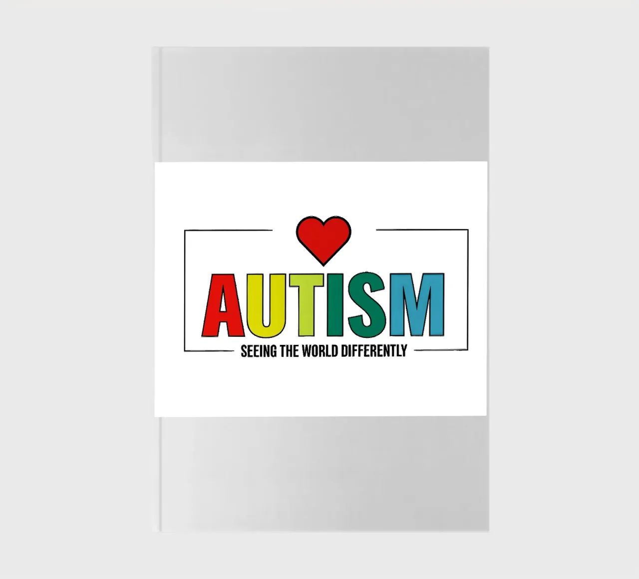 Autism we are not different notebook by TeeLab