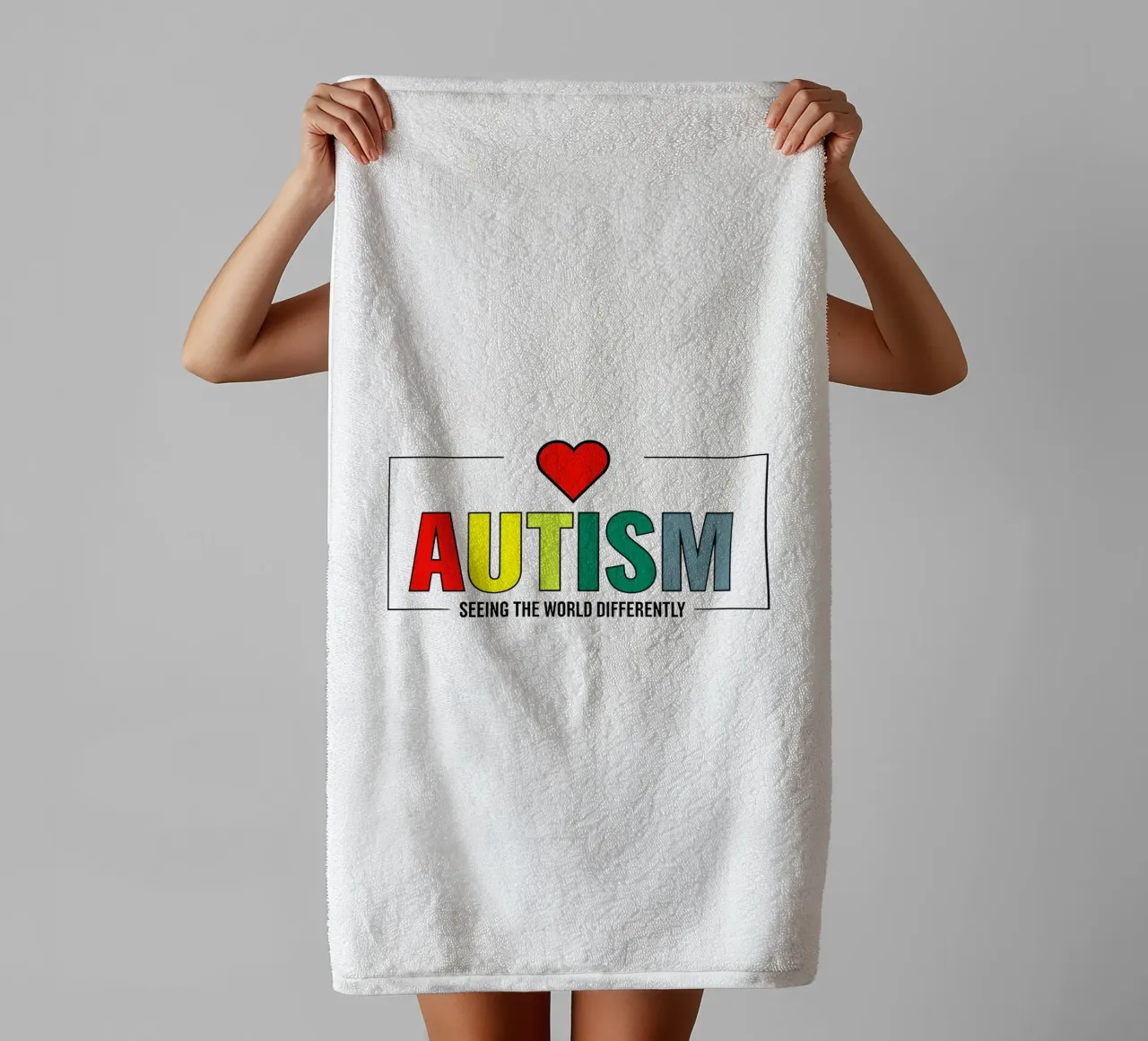 L'autismo non è diverso asciugamano da bagno da TeeLab