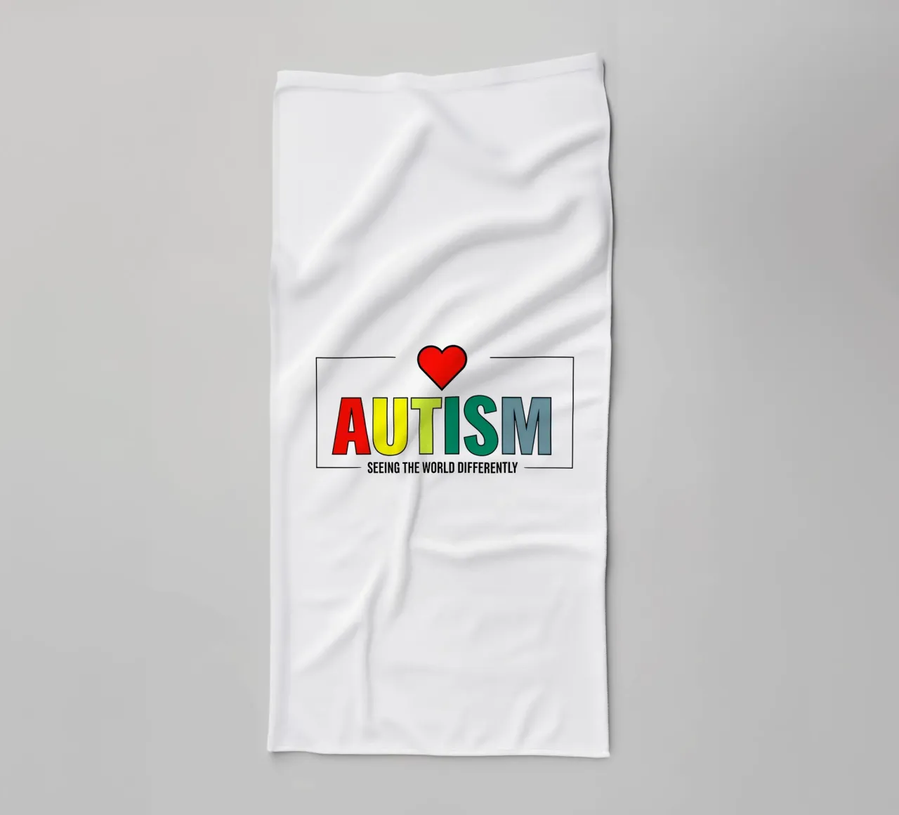 L'autismo non è diverso asciugamano da bagno da TeeLab