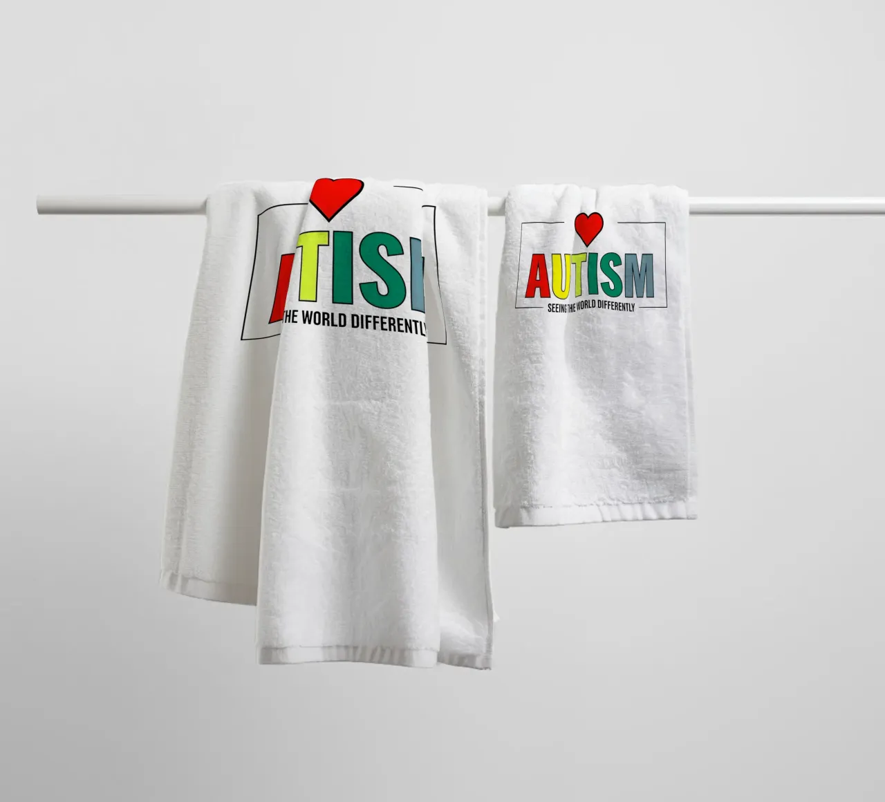 L'autismo non è diverso asciugamano da bagno da TeeLab