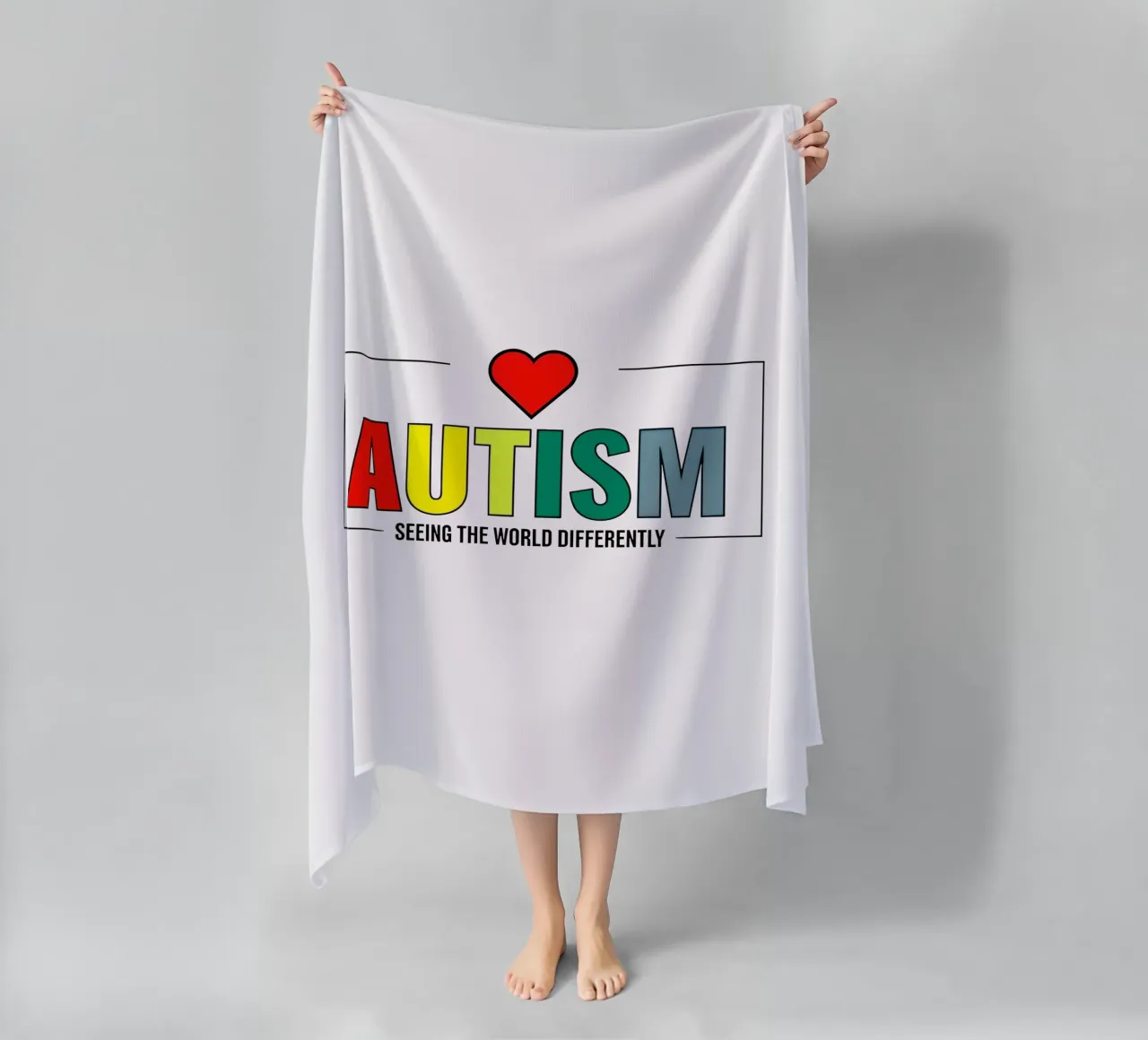 L'autismo non è diverso telo mare da TeeLab
