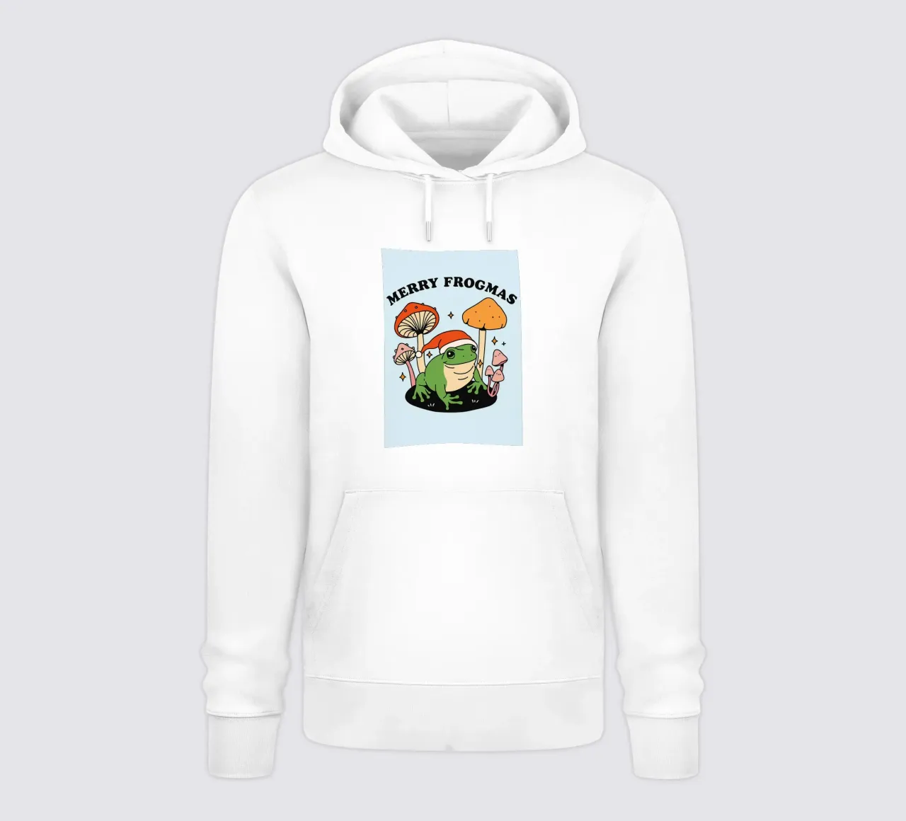 Buon Natale delle rane felpa con cappuccio da Avocadoz