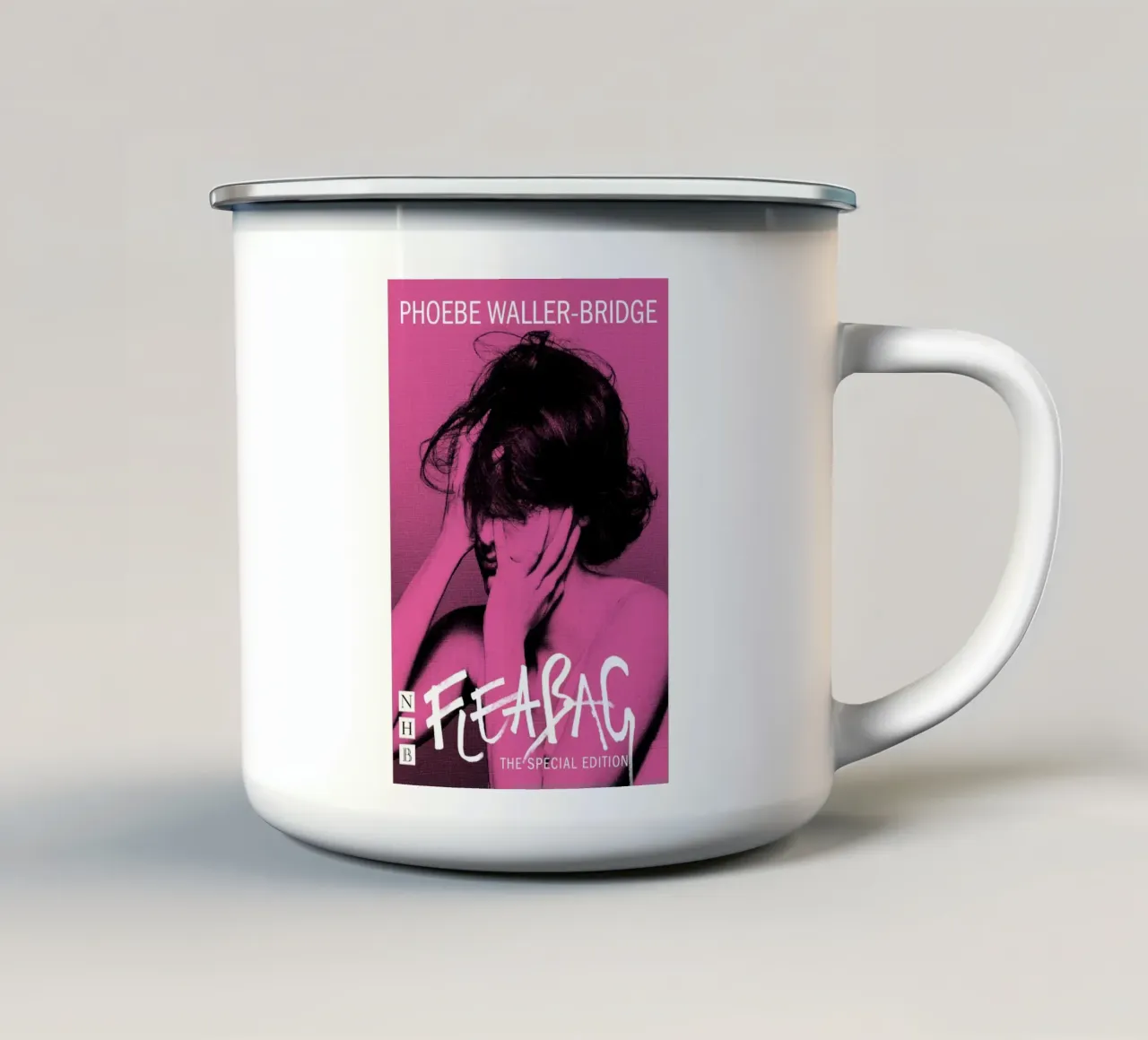 Cover Phoebe Waller The Special Edition Fleabag Poster tazza in smalto da JAMYETY