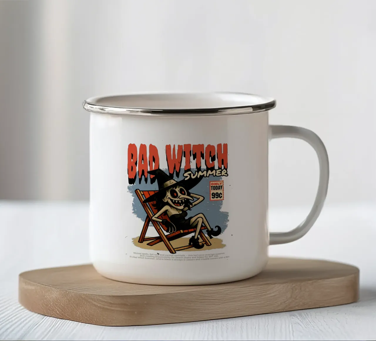 La strega cattiva tazza in smalto da TeeLab