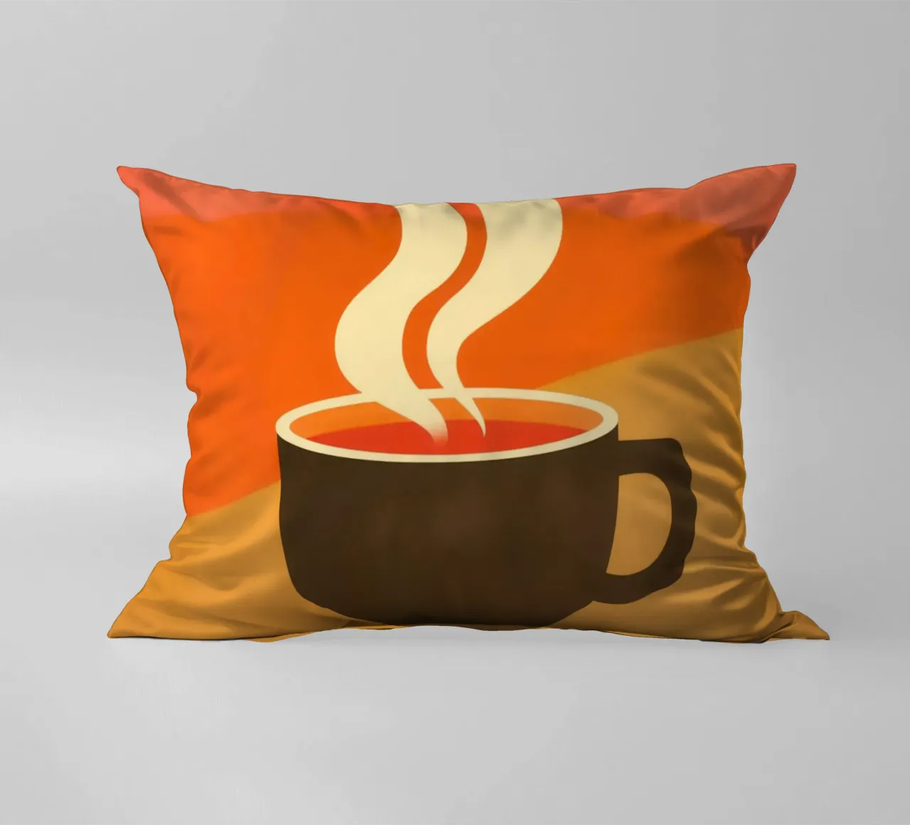 Caffè vintage retrò e design anni '70 cuscino da Autofocus