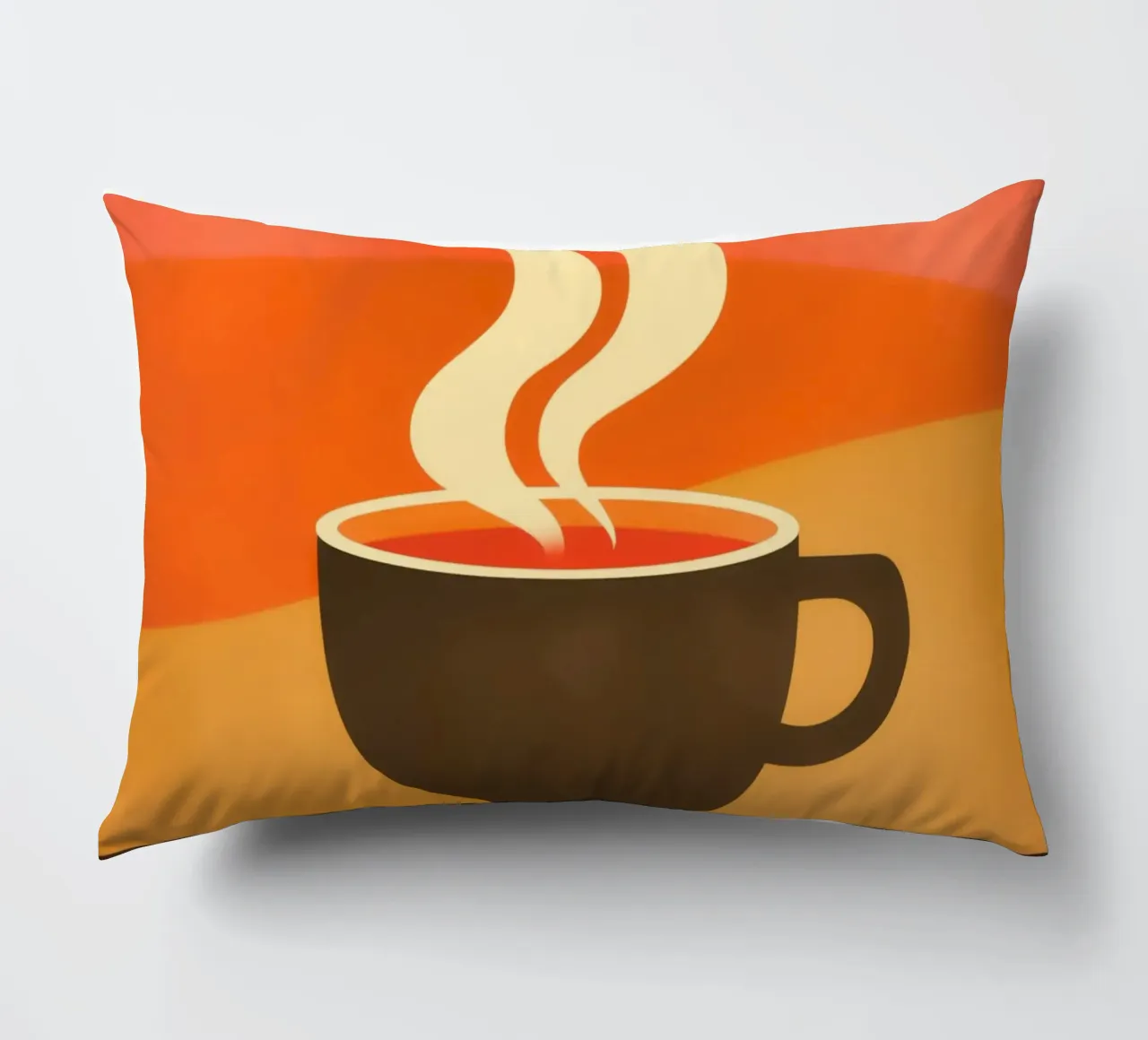 Caffè vintage retrò e design anni '70 cuscino da Autofocus