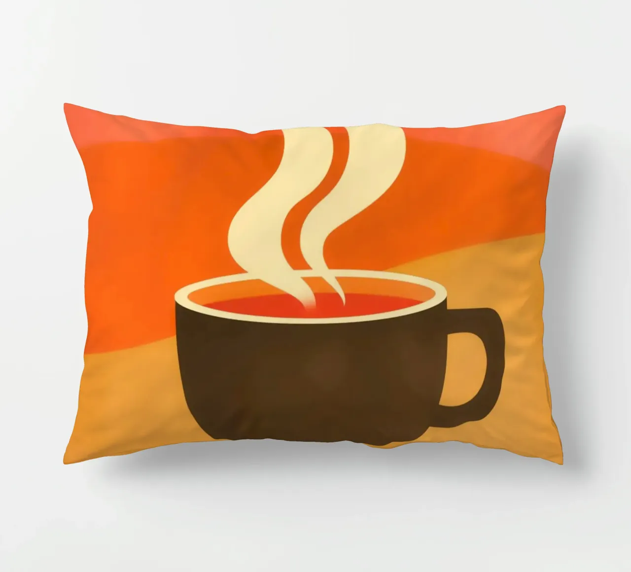 Caffè vintage retrò e design anni '70 cuscino da Autofocus