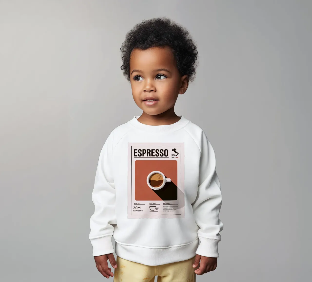 ESPRESSO felpa neonato da Rick Thompson