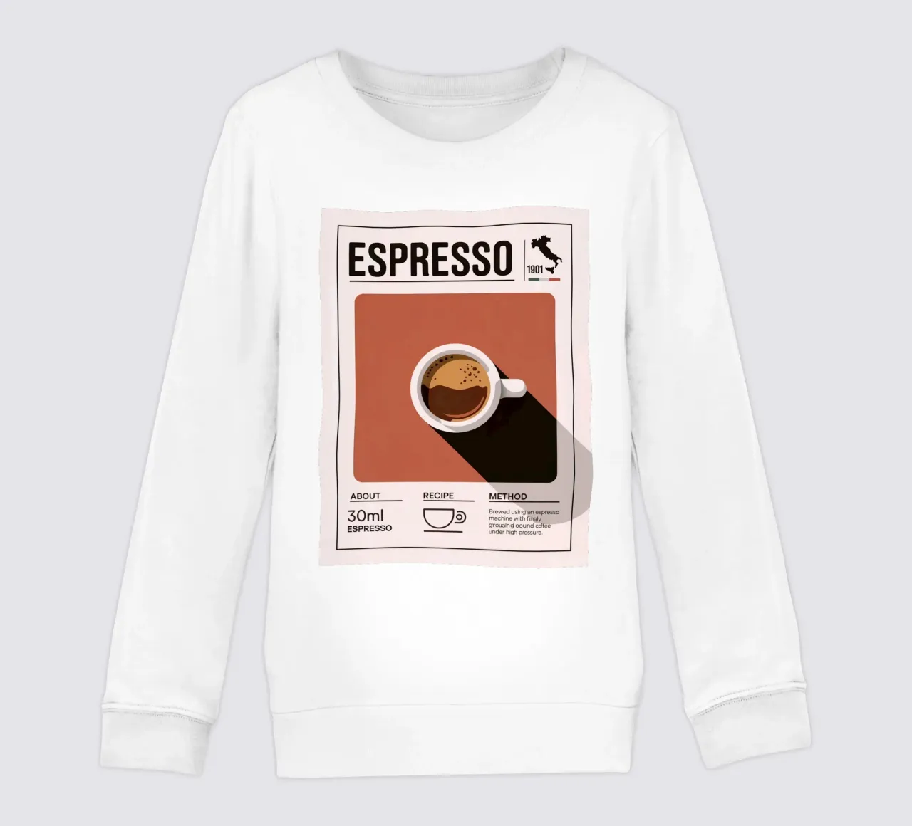 ESPRESSO felpa bambino da Rick Thompson
